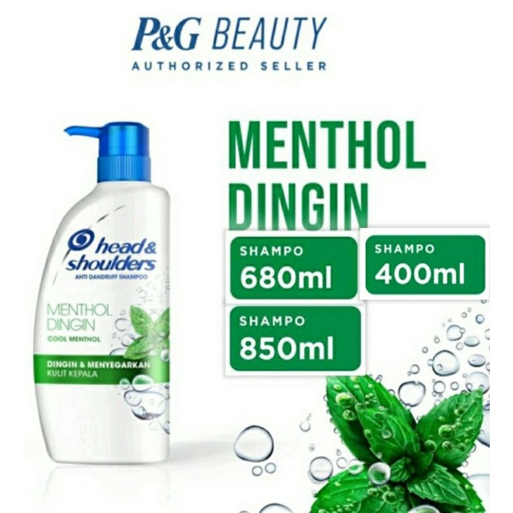 Jual Head & Shoulders Cool Menthol Anti-Dandruff / Anti Ketombe Shampoo