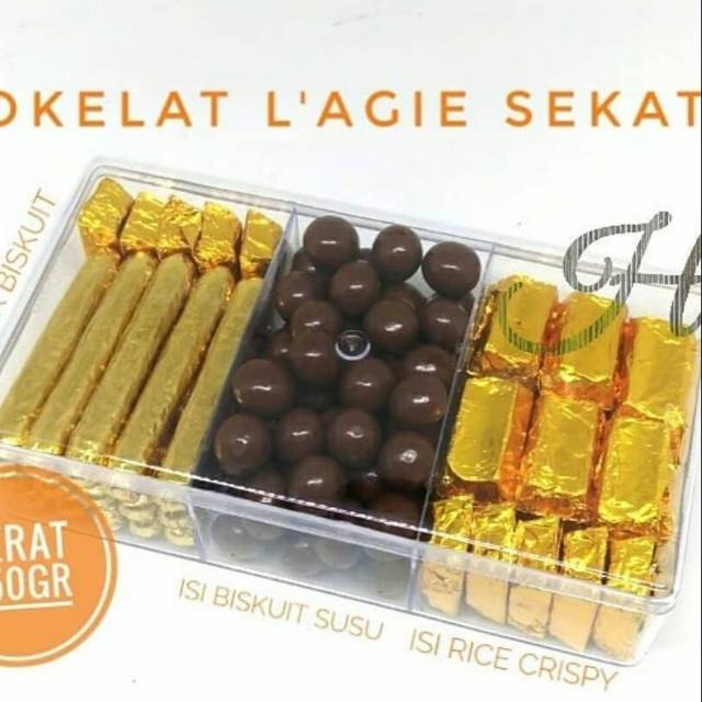 

Coklat Lagie 3 Sekat 3 Rasa / Coklat / Chocolate / Cemilan dirumahaja