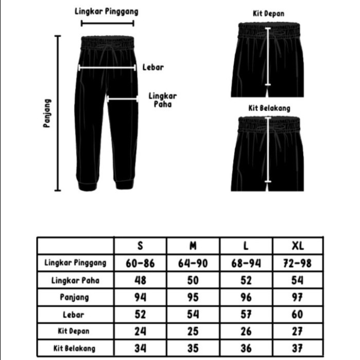 Gudang_Mukenaku Celana Jogger Panjang Pria Bahan Katun Twill Bisa Bayar Ditujuan COD