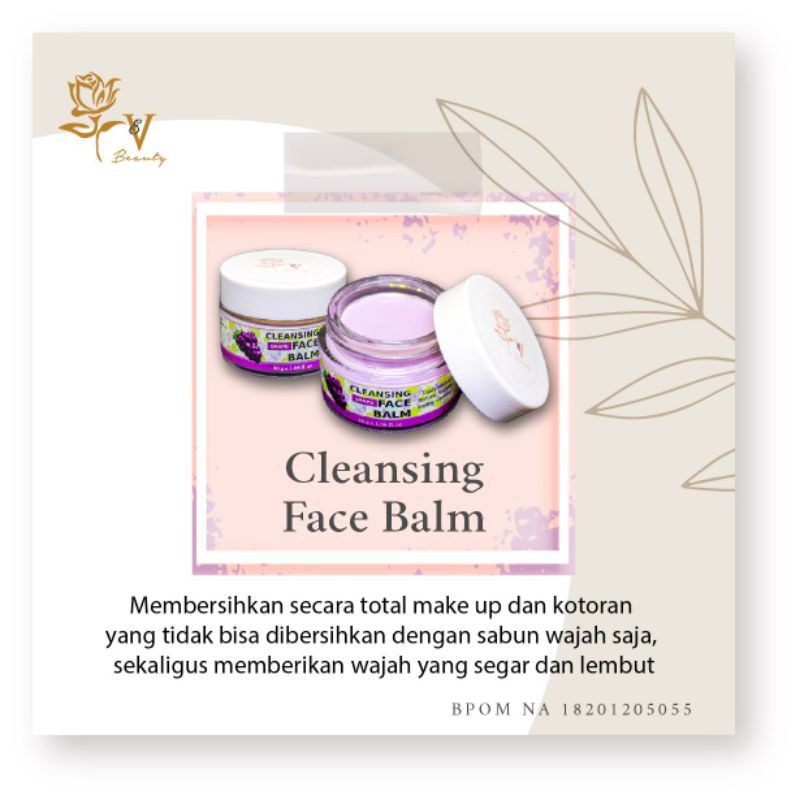 Cleansing Face Balm (Grape) Ev Beauty