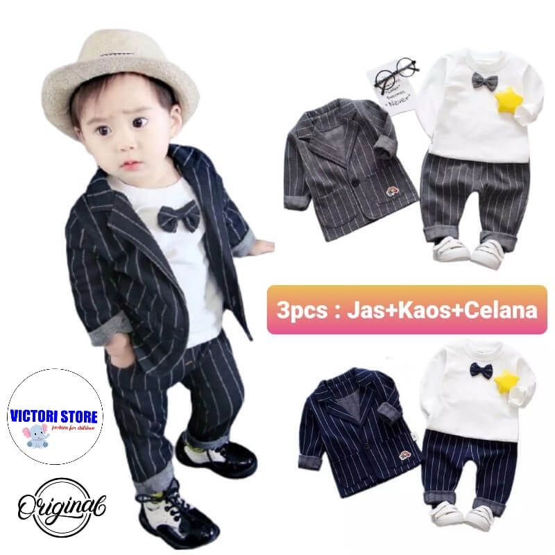 Setelan jas tuxedo VS12 Jas tuxedo anak laki laki