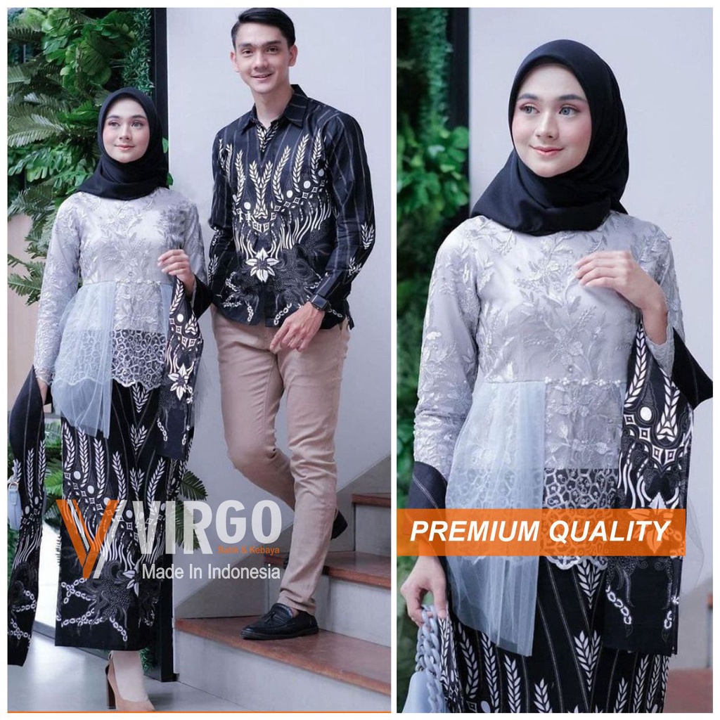 Set Couple Kebaya Modern Batik Kebaya Couple Tunangan Lamaran Wisuda Kondangan Kebaya Wisuda, Kebaya
