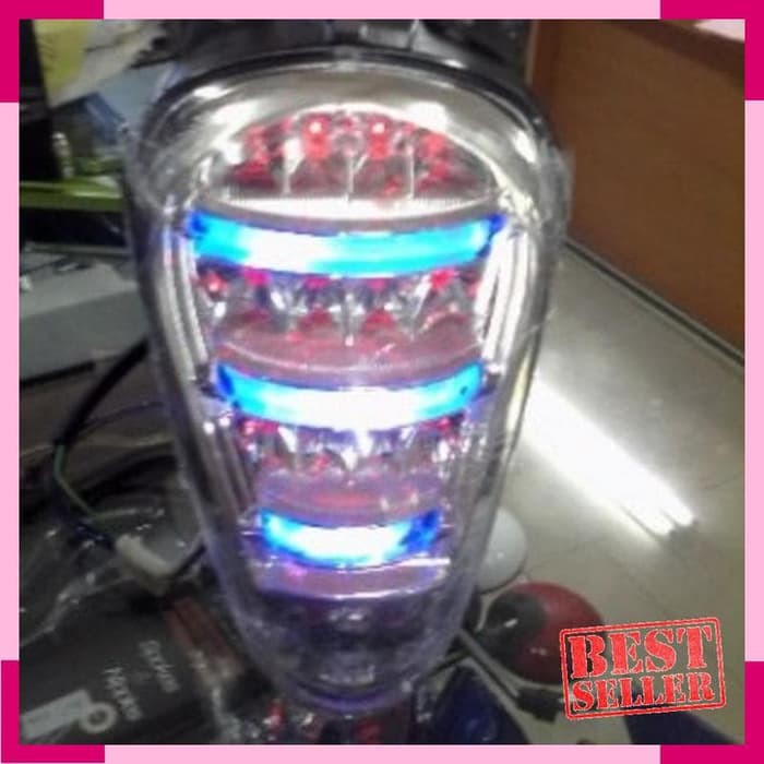Stoplamp LED Honda Scoopy FI Lampu belakang Motor Aksesoris