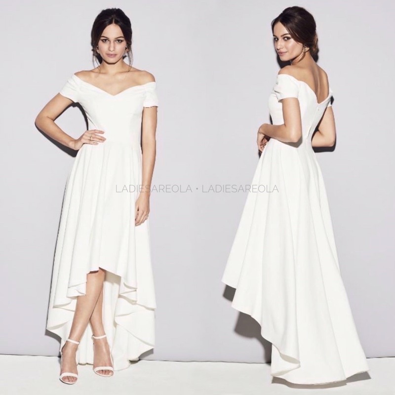 FATALE GOWN - Sabrina dress pesta wanita gaun party high low off shoulder dress baju big size jumbo 