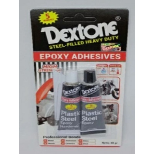 

Dextone Lem campur 5mnit /perekat Perabot rumah pecah belah/DEXTON Hitam putih