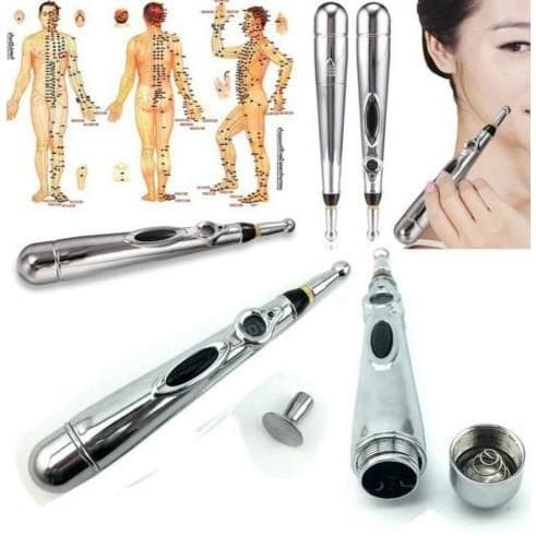 PEN PENA AKUPUNTUR PIJAT REFLEKSI ALAT TERAPI KESEHATAN PIJIT MASSAGER ELEKTRIK MEDIS LASER