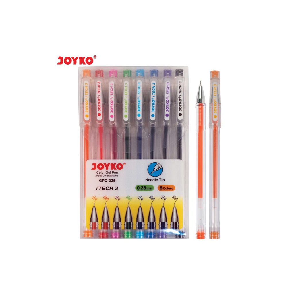

Joyko Color Gel Pen SET 8PCS (8 WARNA)