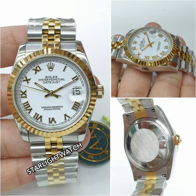 JAM TANGAN WANITA ROLEX DATEJUST AUTOMATIC KUALITAS SWISS ORIGINAL