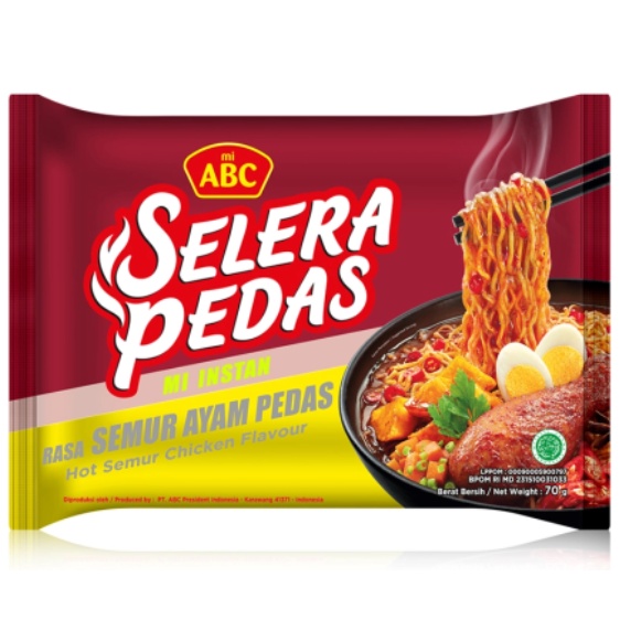 Mi ABC Selera Pedas70g/80g