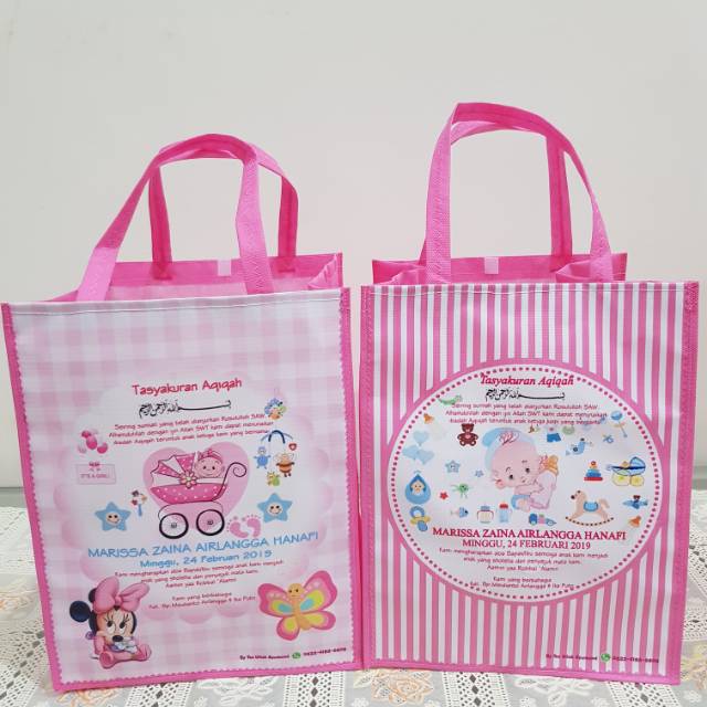 

Tas souvenir ultah ukuran 20*15*25