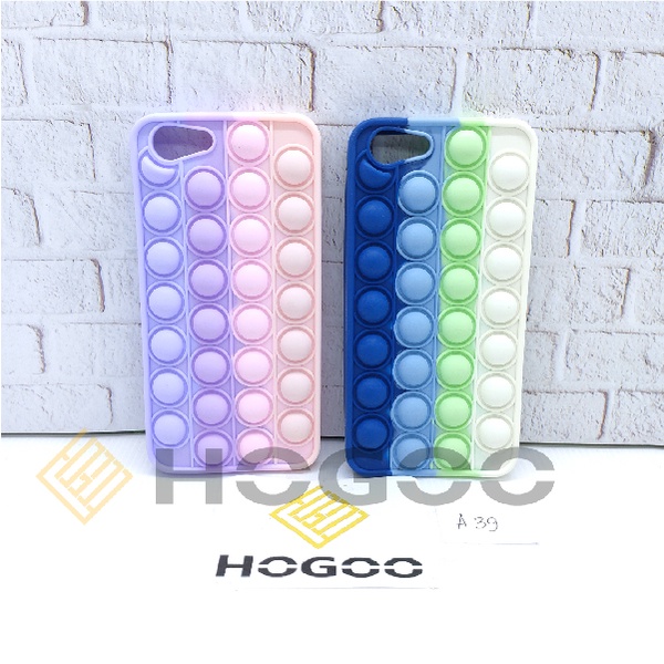 SILICONE CASE POP IT VIVO X50 - CASE PENGHILANG STRESS PUSH IT BUBBLE CASE RAINBOW