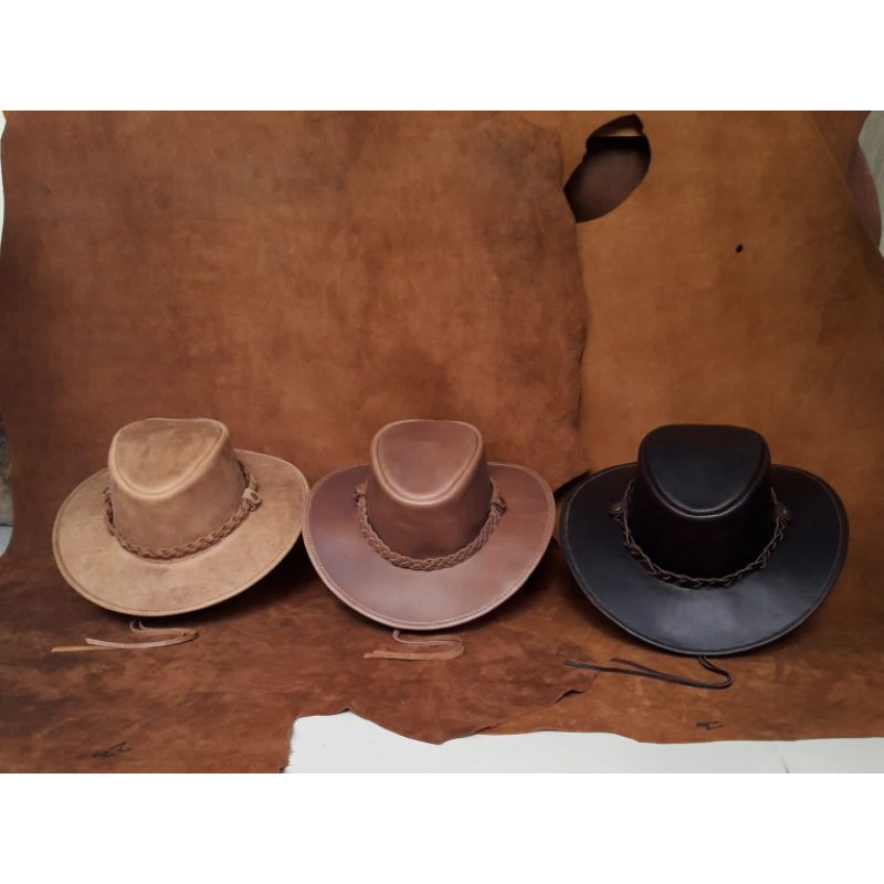 Topi Koboi Kulit Asli Premium Quality