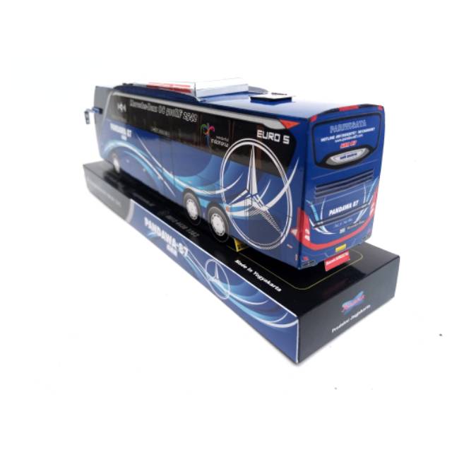 MINIATUR BIS PAPERCRAFT BUS PANDAWA 87 GAASOEMANADI PUTRO HD JETBUS 3 MERCEDEZ BENZ