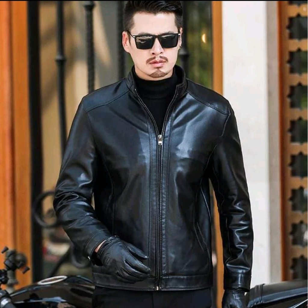 Terbaru Jaket Kulit Pria Premium Quality / Jaket Kulit Asli Garut / Jaket Big Size Pria Jumbo/Jaket