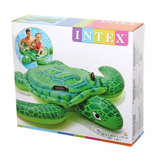 Intex 57524 Pelampung Renang Kura2 Lil Sea Turtle Ride On