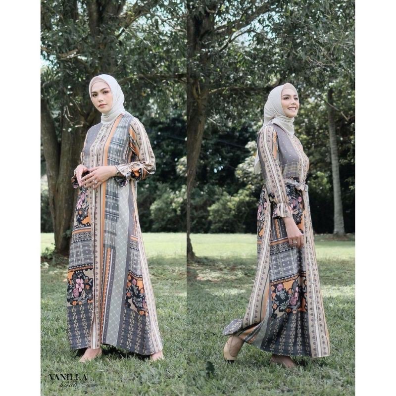 binar dress by vanilla hijab