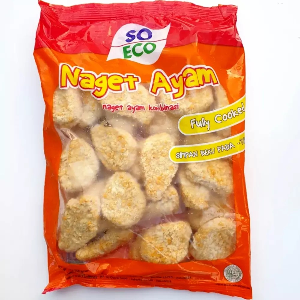 Jual So Eco Naget Ayam Gr By So Good Chicken Nugget Gr Khusus Kurir Instant Shopee