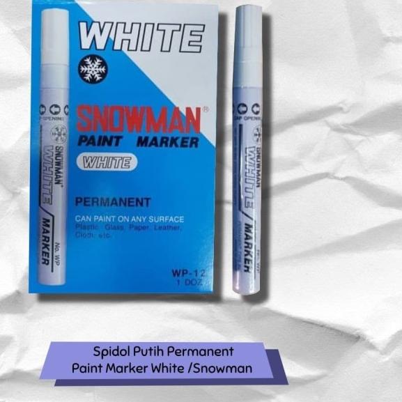 

♬ Spidol Putih Permanent / Paint Marker White /Snowman ♕