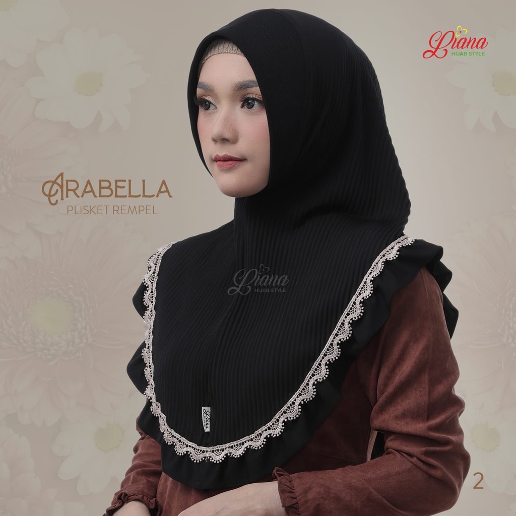 Jilbab Instan Arabella Ori Liana Hijab-HITAM