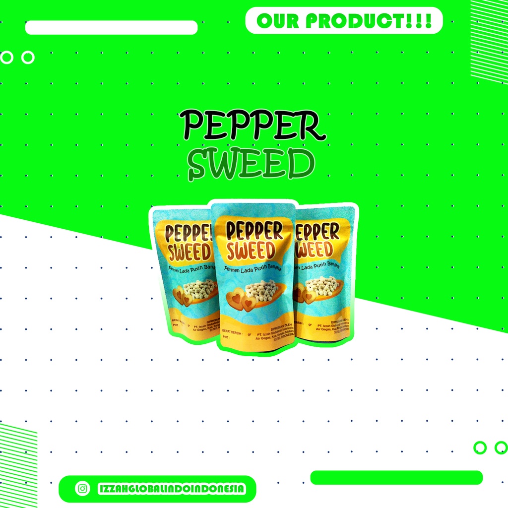 

Pepper Sweed Permen Lada Putih Bangka Permen Merica