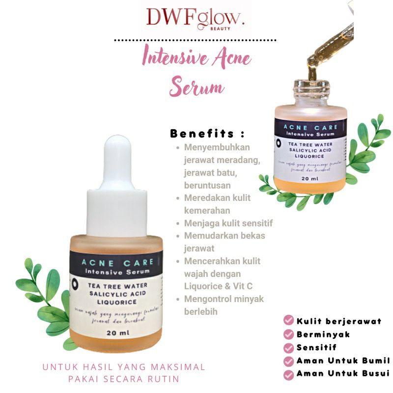 Intensiv Acne Serum - Serum Jerawat|Kulit Sensitif|Beruntusan