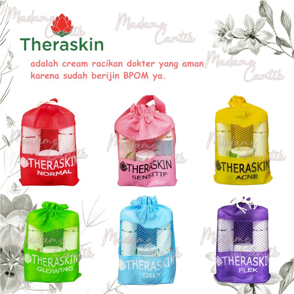 ✿ MADAME ✿ PAKET CREAM THERASKIN ORIGINAL BPOM