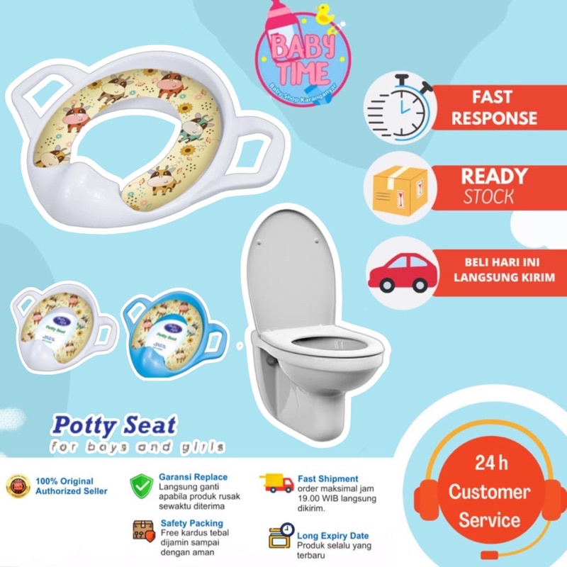 [UF006] Baby Safe Potty Seat / Dudukan Toilet Training Kloset Bayi Babysafe