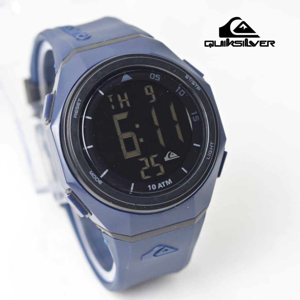 Jam tangan pria quiksilver mesin digital rubber