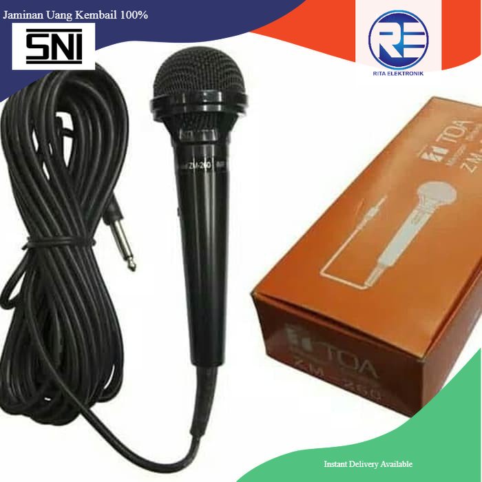 MICROPHONE KABEL TOA / MIC KABEL TOA / MIK KABEL TOA / MIKROPHONE KABEL TOA