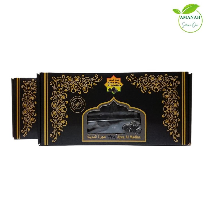 

PRODUK TERBAIK - KURMA AJWA/KURMA NABI 500GR