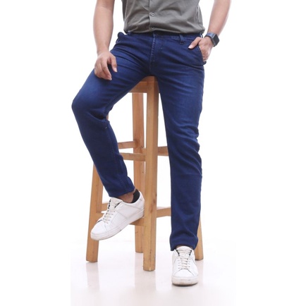 Celana Jeans Pria Dewasa Premium Pensil Denim Melar