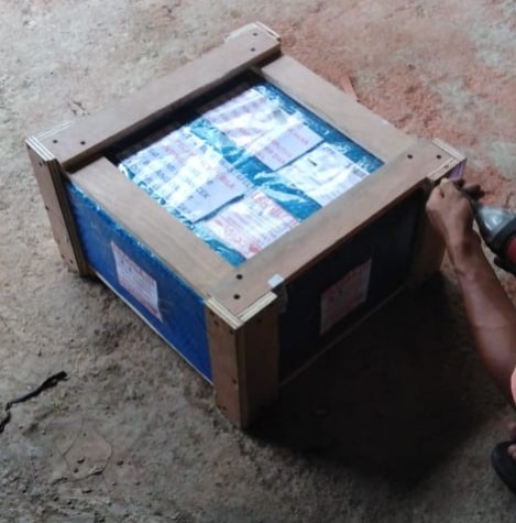 Packing Kayu Wastafel