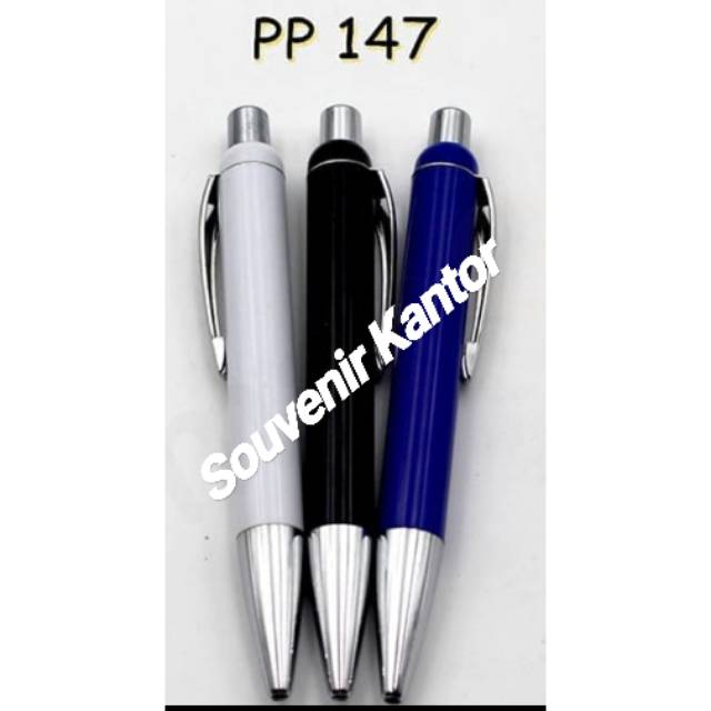 

Souvenir Pen Plastik Promosi PP 147-Dapat Custom Logo