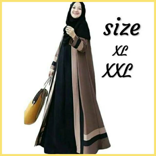 Baju Gamis Wanita Syar'i Muslim Remaja Sabinna Gamis Modis Wanita Lebaran 2021 Terbaru Super Kek Lt