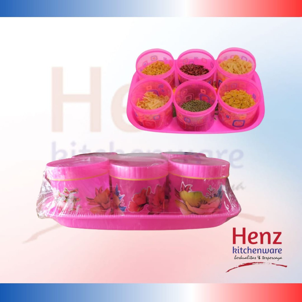 CALISTA TOPLES TONAM ISI 6 / SET ISI 7 + NAMPAN TOPLES PLASTIK TOPLES KUE TOPLES LEBARAN TOPLES CANT