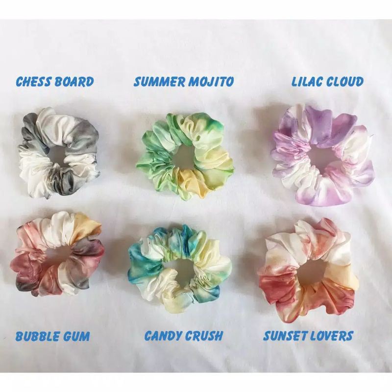 

SCRUNCHIE SATIN MOTIF GERMANY MEDIUM 12cm Unik&Keren✨