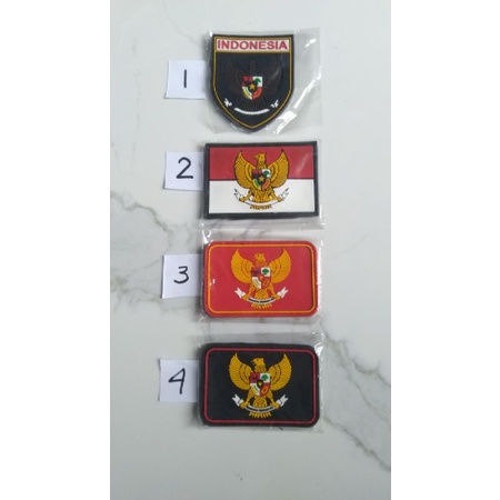 PATCH RUBBER EMBLEM KARET BERPEREKAT GARUDA