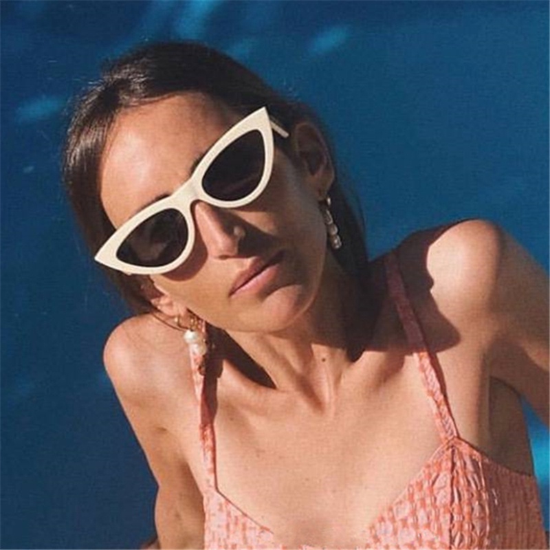 【Ready stock&amp;COD】✨kacamata hitam wanita fashion korea Ulzzang antiradiasi Cat Eye wanita kacamata fashion murah