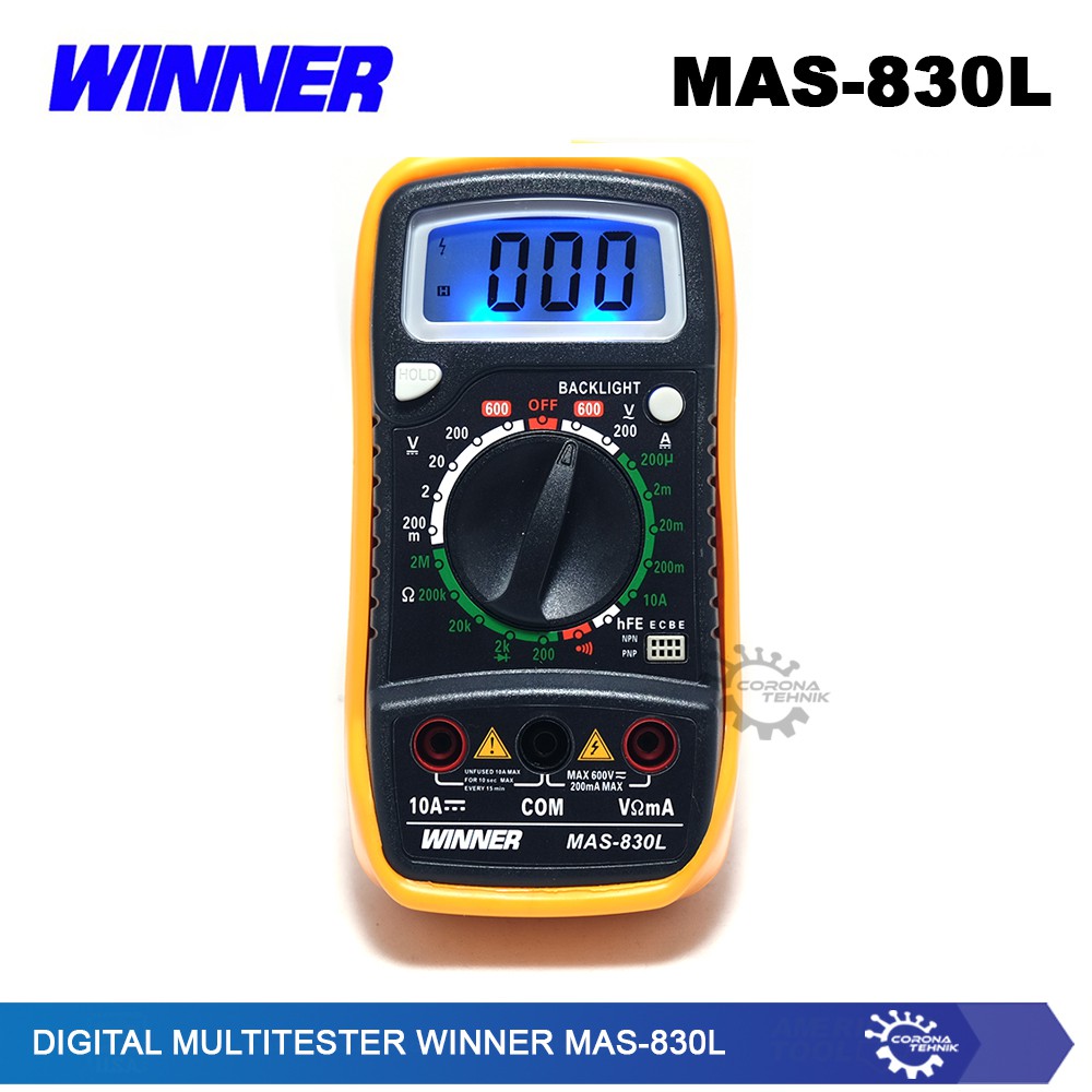 Digital Multitester Winner MAS-830L