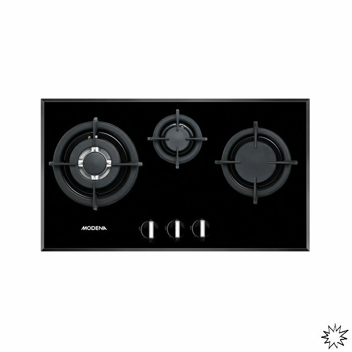 Kompor Tanam Modena 3 Tungku BH 1735 BH1735 Bulid In Hob Crista