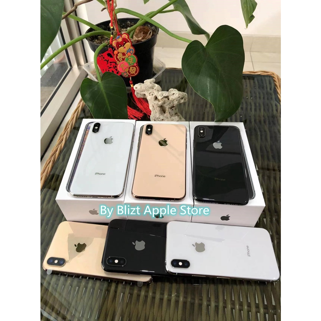 iPhone Xs 64GB All Sim Silent Fullset Ori Ex inter Second Mulus100%Like New 3utools All Green (Garansi 1 Tahun)