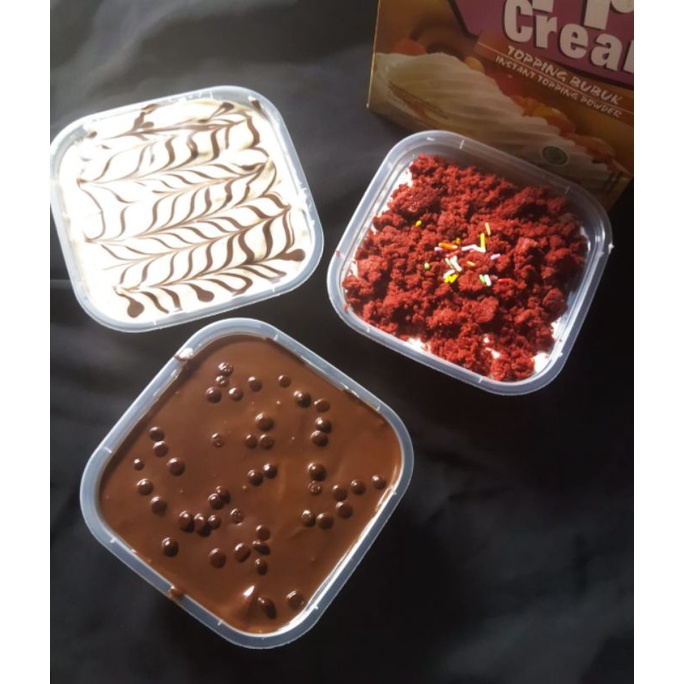 

Dessert box nyummy 350ml coklat tiramisu redVelvet