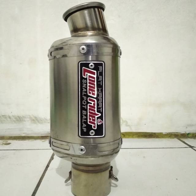 Slencer Knalpot LoneRider LR Trioval Monces 15cm Original