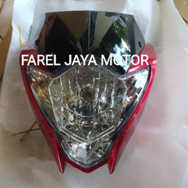 Batok pala lampu depan satria Fu 2014 warna merah