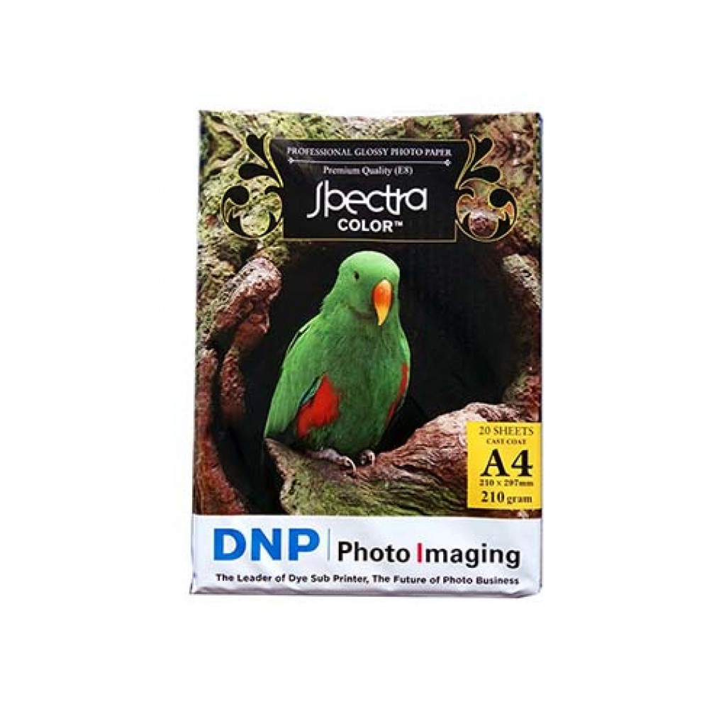 

Kertas Glossy Foto Spectra Color A4 210GSM