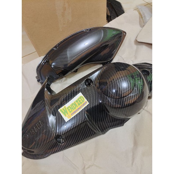 Cover cvt ori yamaha nmax old carbon hitam