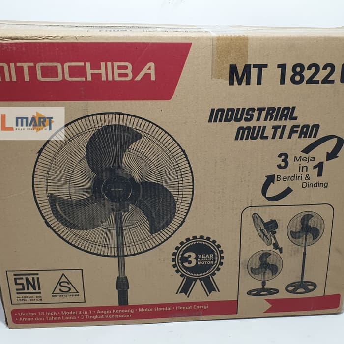 MITOCHIBA industrial fan kipas besi MT 1822J- kipas angin tornado 18&quot;