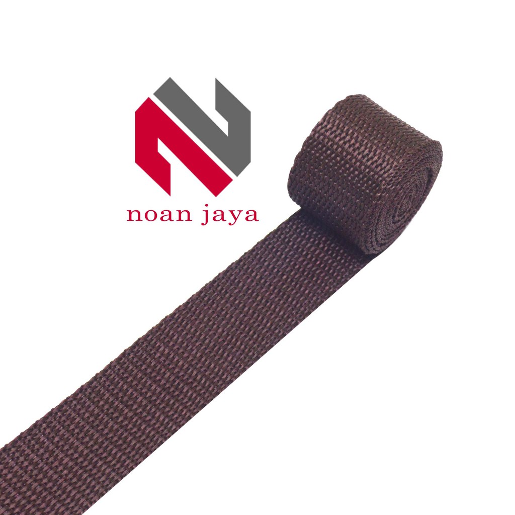 

TALI WEBBING TAS UKURAN 2.5 CM PER ROLL WB 25 CRM COKLAT KOPI