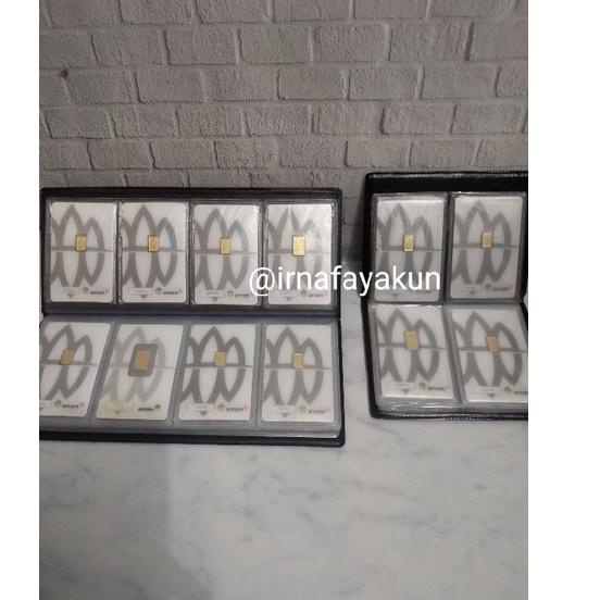 cwil747 4 baris dan 3 baris album logam mulia Antam mini gold big gold emas mini EOA GOLD Terbaru