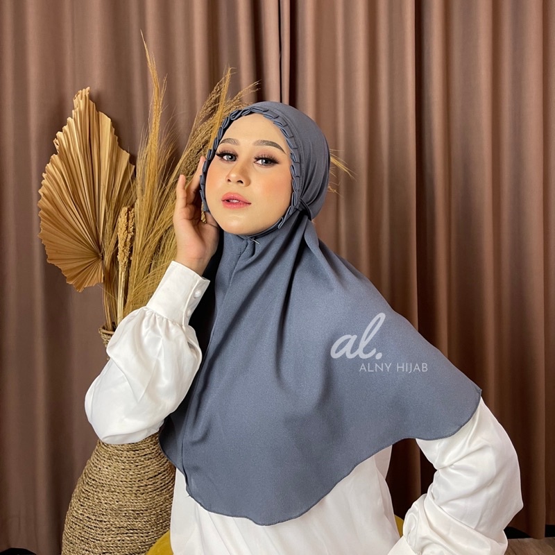 Alny Hijab - Hijab Bergo Maryam Diamond / Bergo Maryam Lipit / Bergo Lipit Maryam Diamond